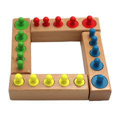 Jeux d'aprentissage Montessori cylindre