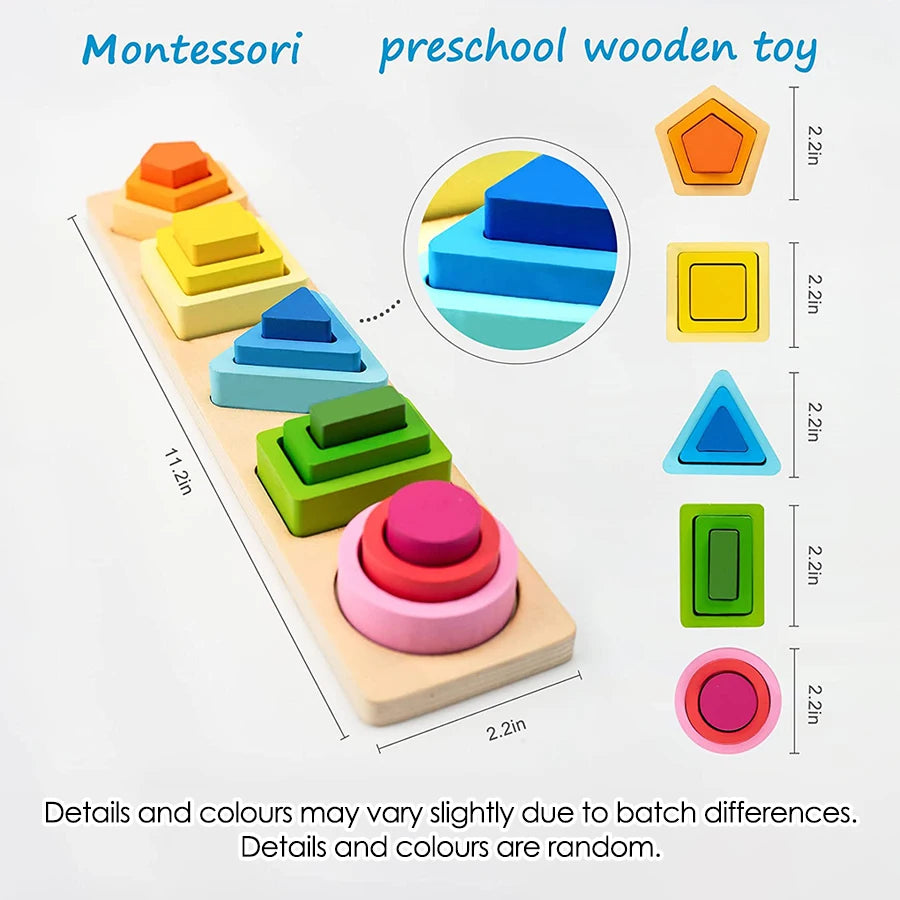 Montessori emplilement de formes géométriques