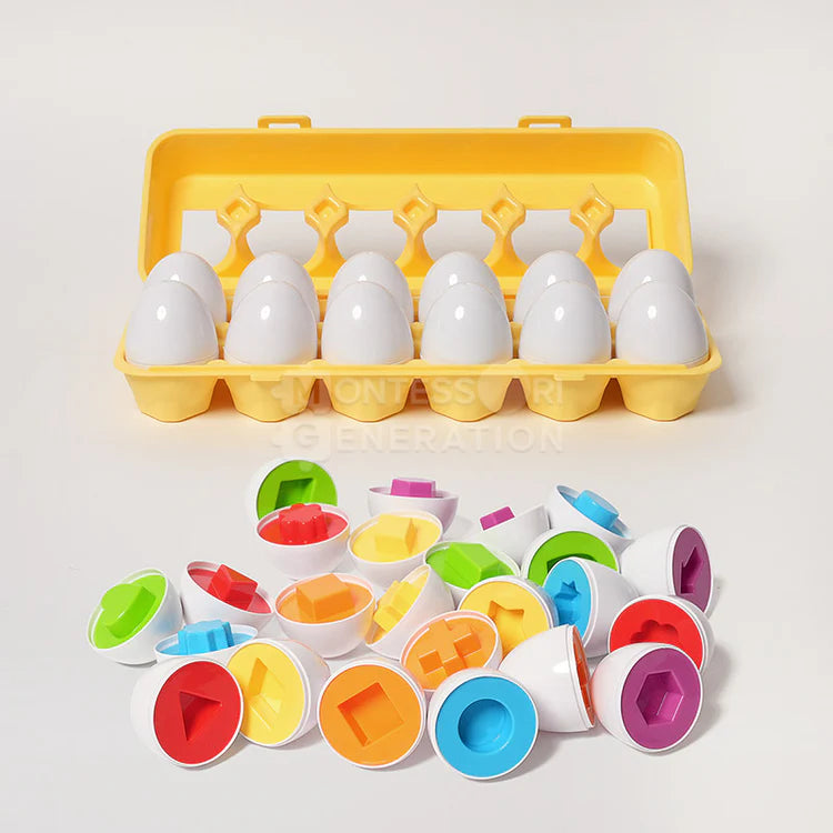 Oeufs géométriques Montessori