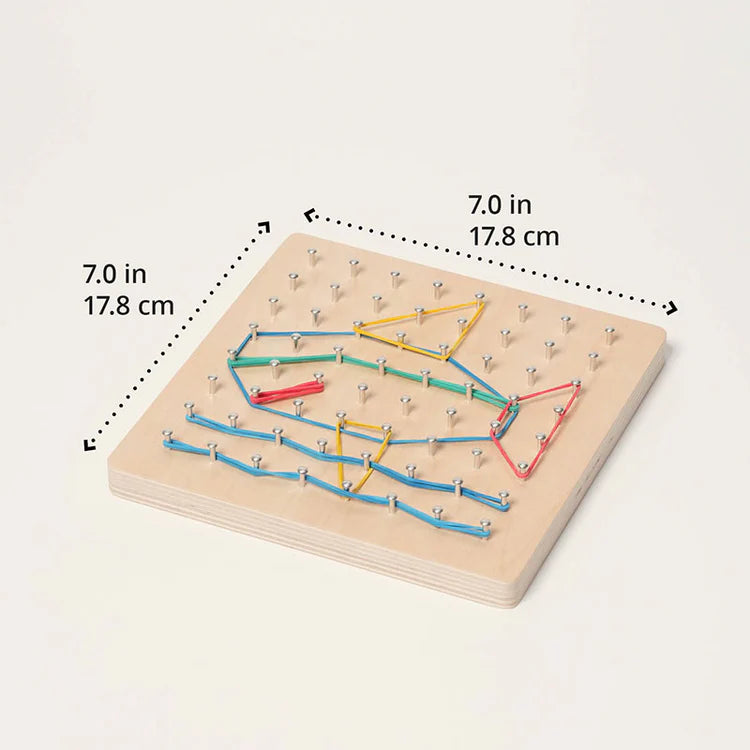 Géoboard en bois Montessori